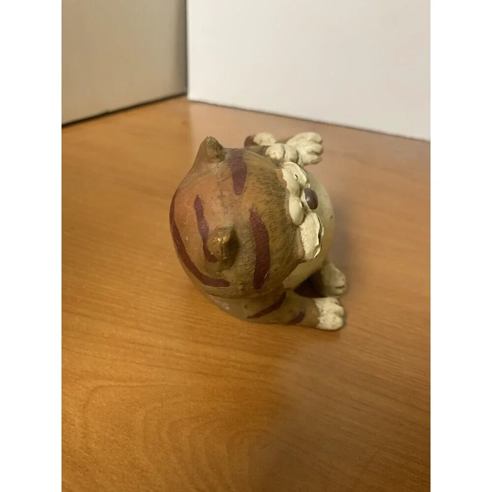 Vintage Funny Resin Cat 5” x3” x 4”